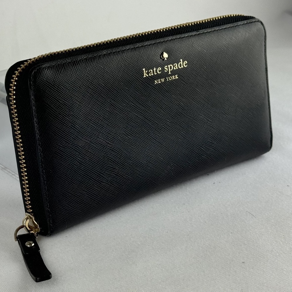 Kate Spade Lena Large Black Wallet